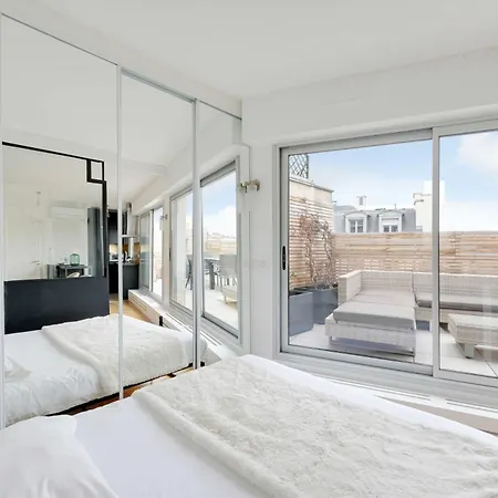 A C 2p With Terrace And View Of Apartmán Paříž